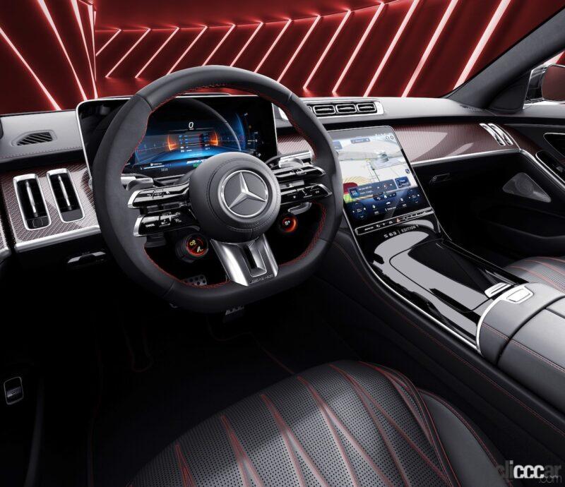 「「メルセデス AMG S 63 E PERFORMANCE Edition1」が30台限定、4040万円で登場。電動化をパフォーマンス向上に使うPHEV」の3枚目の画像