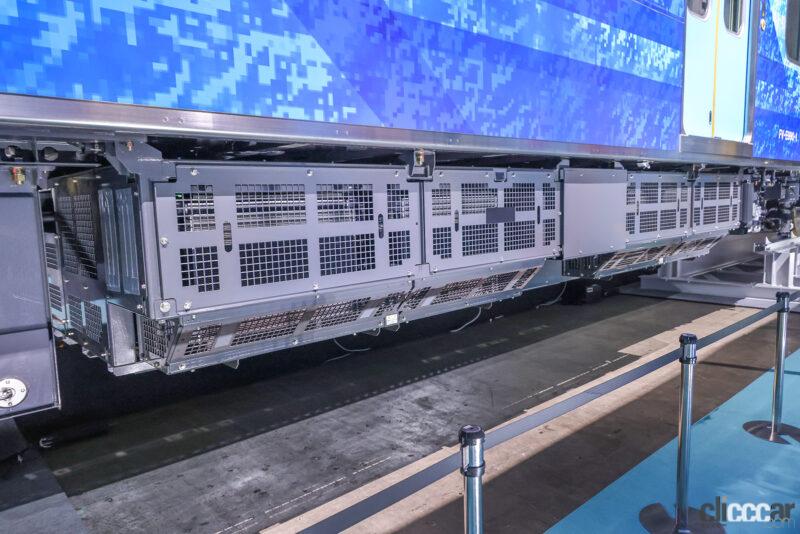 「噂は本当だった！ JMSに実物の電車「FV-E991系HYBARI」が展示【これだけは見逃すなジャパンモビリティショー2023】」の5枚目の画像