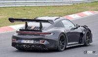 ポルシェ「911」初のハイブリッドは高性能モデルから？ 初期の992.2ベースモデルには搭載しない可能性 - Porsche 911 GT2 RS Mule 14