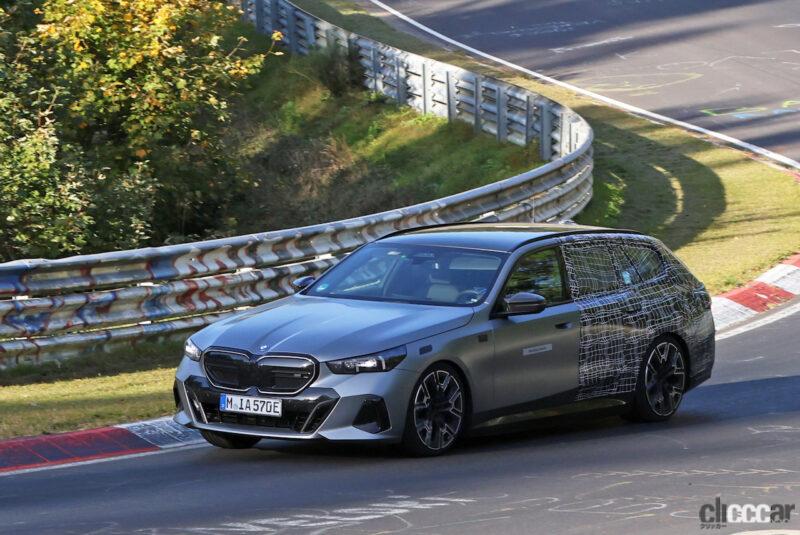 「まるで軍用モデル!? BMWの高性能電動ワゴン「i5ツーリングM60」プロトタイプがニュルブルクリンクに降臨」の6枚目の画像