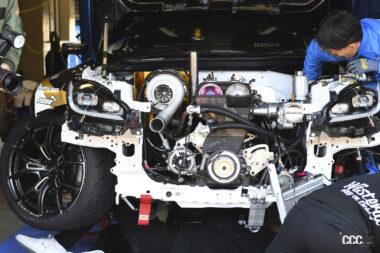 藤野選手エンジン載せ替え