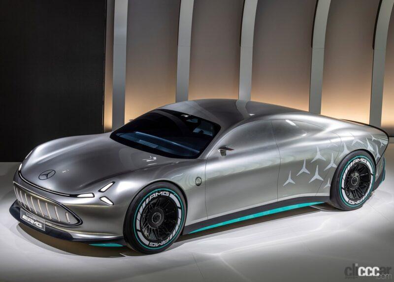 「メルセデス「ビジョンAMGコンセプト」の市販化が進行中!? 開発車両を初スクープ、車名は「GT4 EV」か？」の15枚目の画像