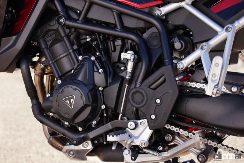 「トライアンフの冒険バイク「タイガー900」シリーズに2024年モデル登場。3気筒エンジンを改良し108PSへパワーアップ」の12枚目の画像