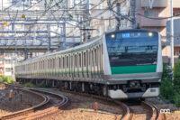 りんかい線が乗り入れている埼京線で使用されているE233系7000番代