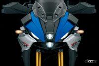 スズキが大型クロスオーバーバイク「GSX-S1000GX」とフルカウル800cc 2気筒マシン「GSX-8R」を欧州で発表 - gsx-s1000gx_m4_headlights_high_1