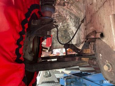 田中選手のサスペンション