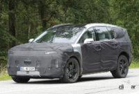 日本市場も狙うヒョンデの最高級SUV「アイオニック7」、市販型でバタフライドアを採用!? - Spy-Shots of Cars