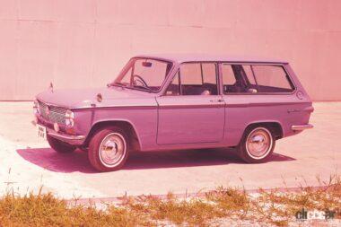 1963年にデビューしたファミリア 800バン。マツダ初の小型乗用車