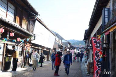 岩村城下町の様子