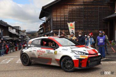 岩村リエゾンを走るGRヤリス8段AT車