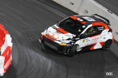 RALLY1マシン並みのドリフトを見せるGRヤリス8段AT車