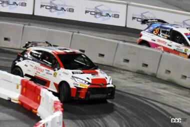 クラス違いのRALLY2マシンにも競り勝つ実力を見せた