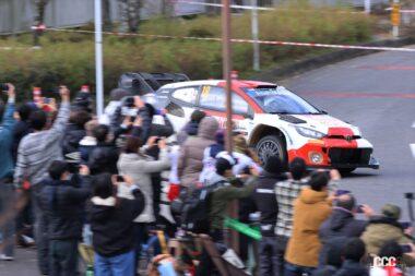 岡崎SSSを走る勝田貴元選手のマシン