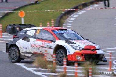 岡崎SSSを走る勝田貴元選手のマシン