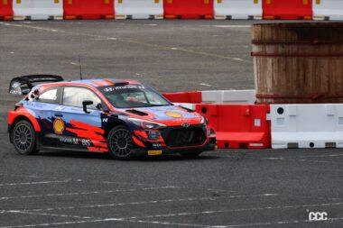 八丁味噌の樽周りを攻めるヒョンデRALLY1のデモラン