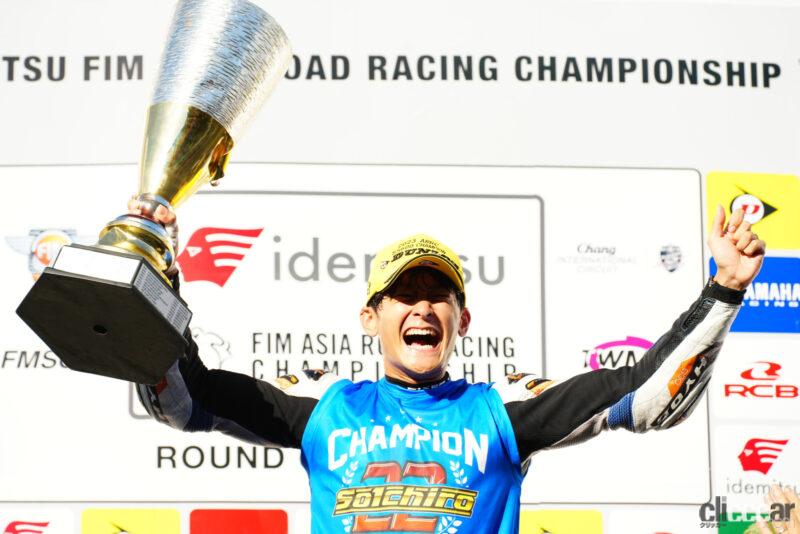 「ヤマハの南本宗一郎が600ccのアジア最強ライダーに。2023アジアロードレース選手権SS600クラスでチャンピオン獲得」の1枚目の画像