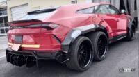 ランボルギーニ「ウルス」が6輪駆動に大変身！ 6×6に改造された姿がスクープ - Lamborghini 6x6_006