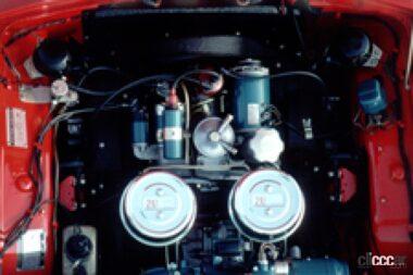 1965年発売のトヨタスポーツ800 空冷エンジン