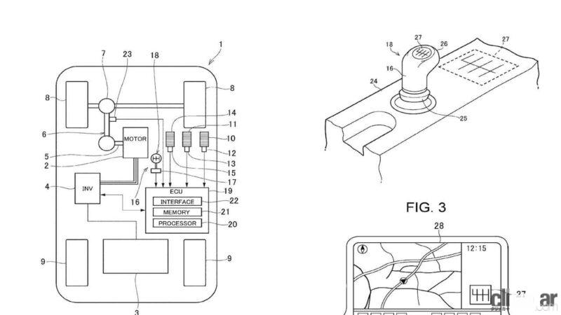 「トヨタEVスーパーカーに仮想「14速MT」を採用か？ 特許画像入手」の2枚目の画像