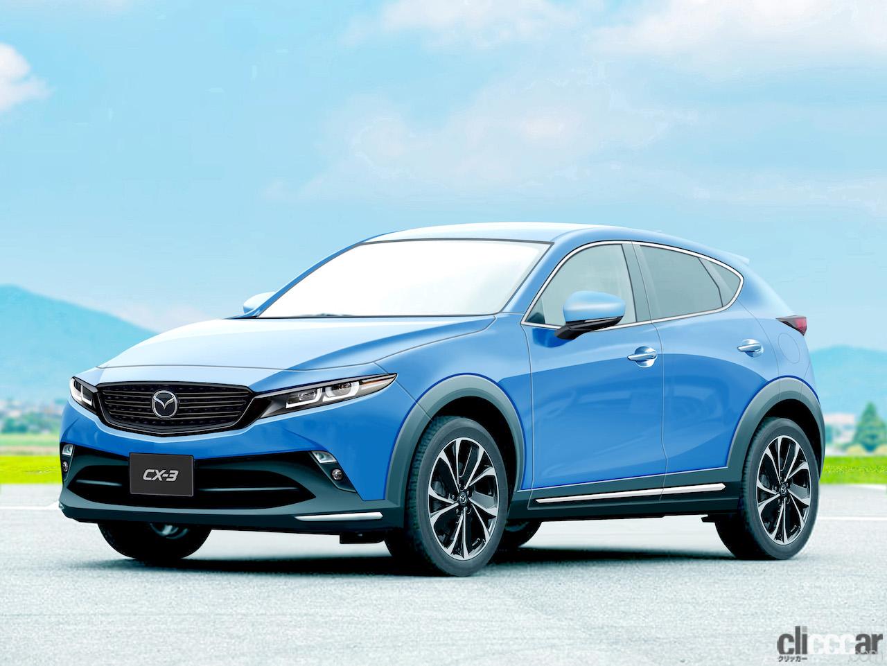 マツダ・ロータリーEV第2弾だ！『CX-3』次期型、満を持して9年ぶり世代 