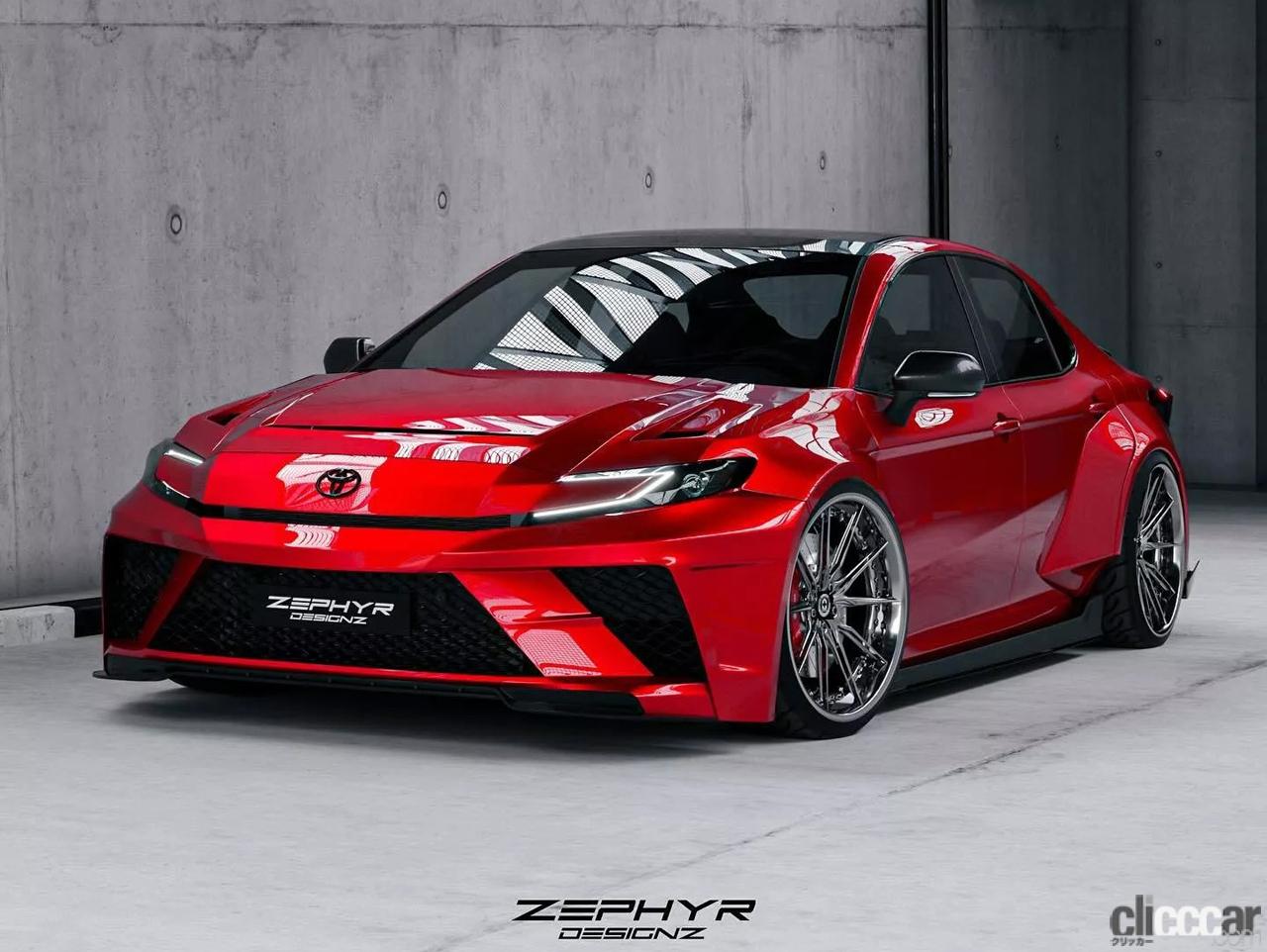 カムリさん専用 トヨタ新型「カムリ」にアフターマーケット業界からも熱視線！ 過激