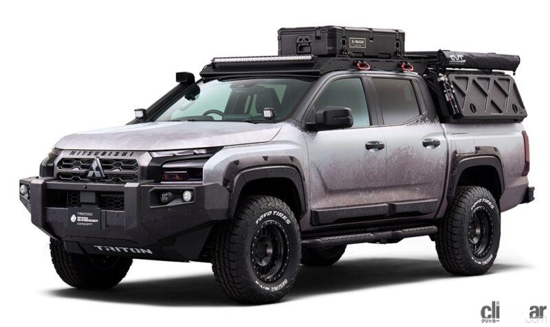 三菱が新型「トライトン」の「スノーシュレッダーコンセプト」や純正 三菱が新型「トライトン」の「スノーシュレッダーコンセプト」や純正