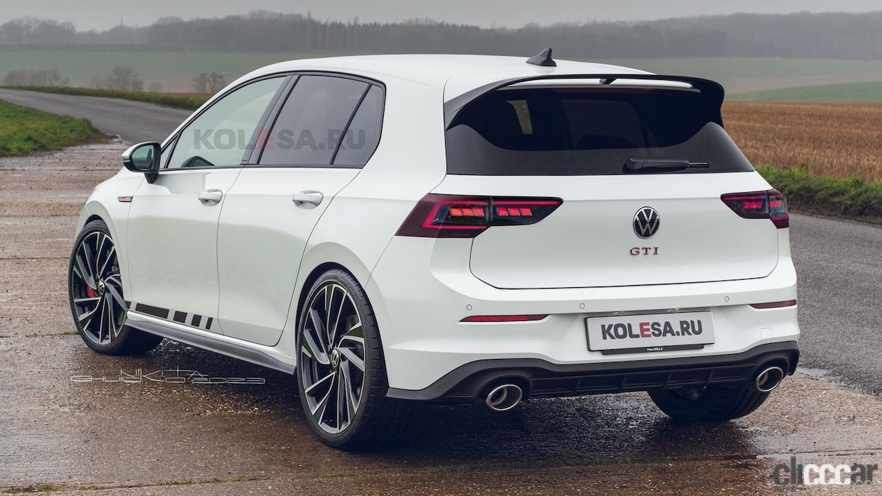 volkswagen-golf-gti-rear1 画像|フォルクスワーゲン「ゴルフGTI」8.5世代、後部デザインも初プレビュー ...
