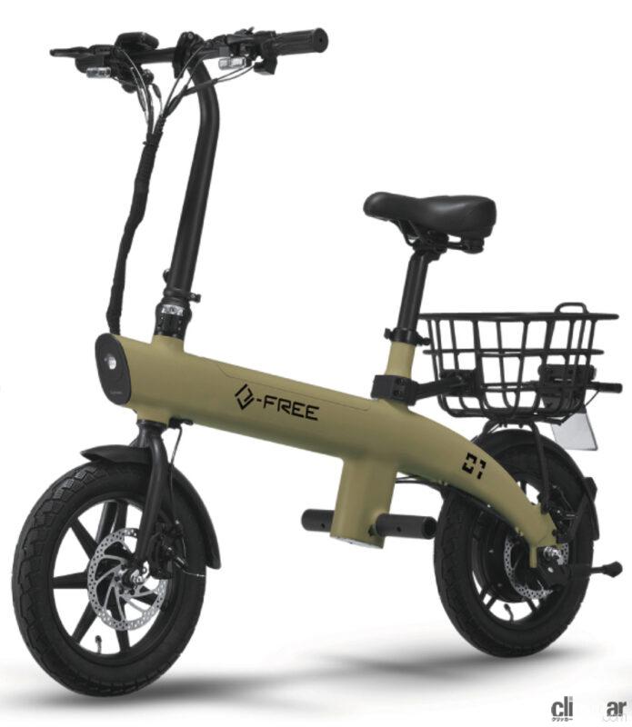 「カーメイトが特定小型原付「e-FREE01」を発売。ペダルを漕がない自転車タイプをバイク王で販売」の4枚目の画像