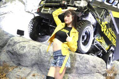 TAS2024のダンロップブースではモデルコンパニオンとして活躍