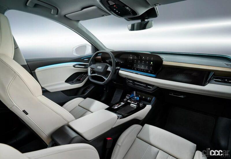 「アウディの新型電動SUV「Q6 e-tron」量産型、2024年6月後半の正式発表前にスクープショット！」の1枚目の画像