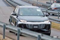 アウディの新型電動SUV「Q6 e-tron」量産型、2024年6月後半の正式発表前にスクープショット！ - Audi Q6 e-tron 1