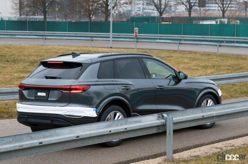 「アウディの新型電動SUV「Q6 e-tron」量産型、2024年6月後半の正式発表前にスクープショット！」の10枚目の画像
