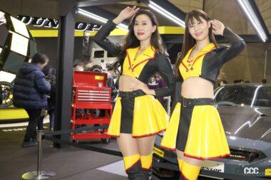 DUNLOP GIRLS 籾山采子さん(左)、椎レイナさん(右)