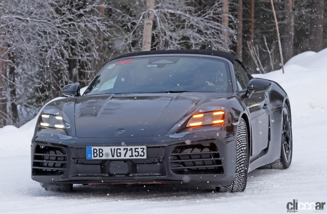 ポルシェ「718ボクスターEV」、ついに量産型プロトタイプが出現 