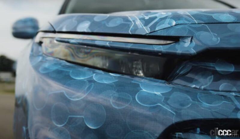 「ホンダ次期「CR-Vベース FCEV」最新動画を公開。充電もできる燃料電池車となるか？」の3枚目の画像