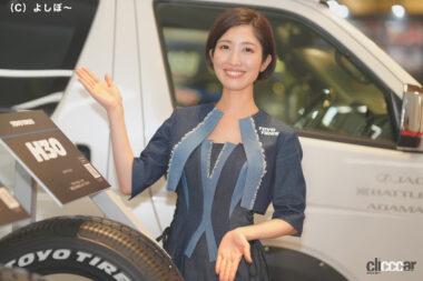 大阪オートメッセ2024_久保まい_タイヤラインナップと