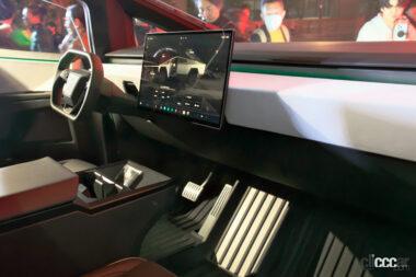 テスラサイバートラック内装01