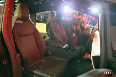 テスラサイバートラック内装02