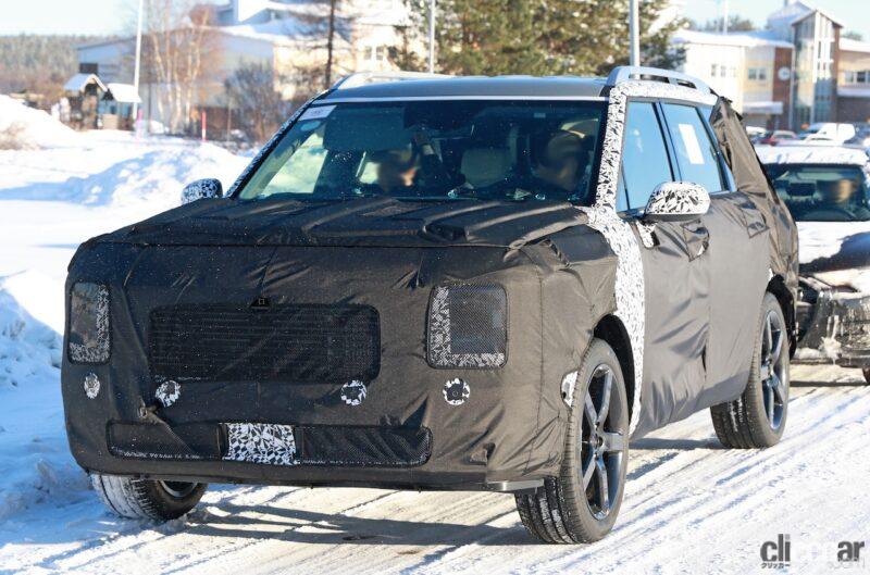 Hyundai Palisade 23 画像|ヒョンデ「パリセード」次期型はホンダ・パイロットが標的!? 1枚の曲面ディスプレイを激写