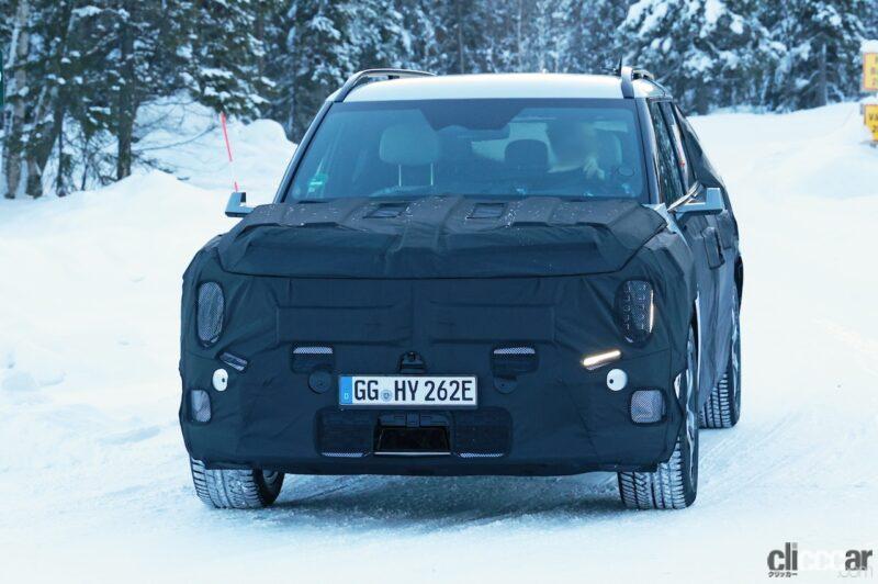 「起亜フラッグシップ電動SUV「EV9」の高性能版「EV9 GT」を初スクープ」の2枚目の画像