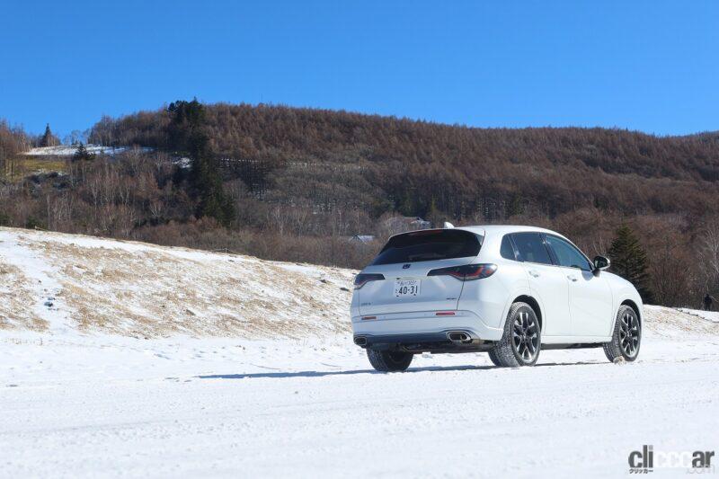 「ホンダの4WDは雪に弱い？ じゃあ実際にZR-V e:HEVで走って確かめてみよう」の15枚目の画像
