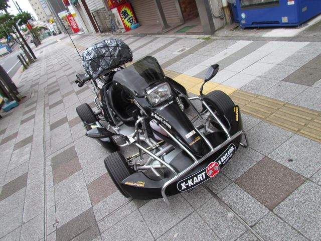 50ccのカート車で北海道を目指します X Kart 札幌カスタムカーショー Clicccar Com