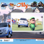 クルマ版機関車トーマスのようなアニメ「Olly The Little White Van」は「カーズ2」とは目が違います - スクリーンショット（2011-06-26 11.48