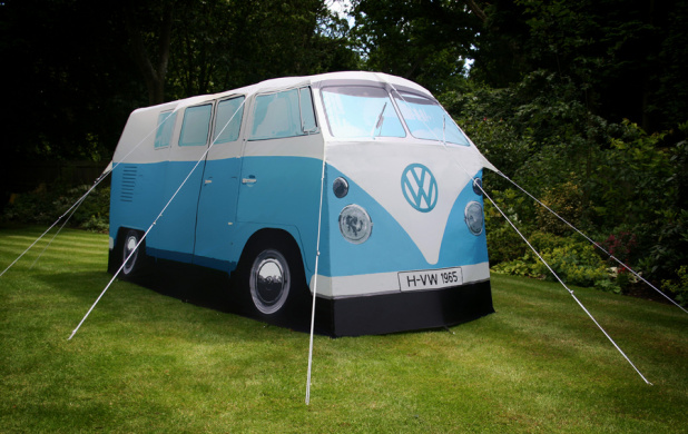 「VWファン必見!?　ミニバス（タイプ2）型テントが当たる！」の1枚目の画像
