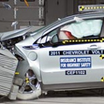 電気自動車はエコカーの中でも安全度が高い！ - Chevrolet Volt frontal offset test