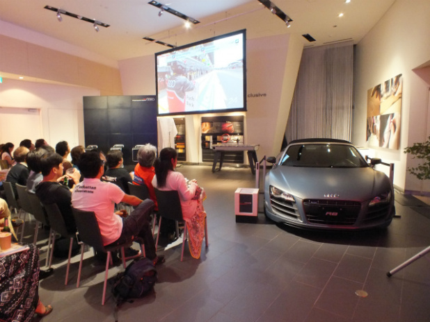 「ル・マン24時間チェッカー！ Audiファンが集るPV会場にも潜入しました【アウディフォーラム編】【ル・マン24時間】」の3枚目の画像