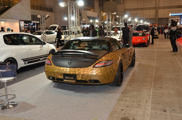 「セレブイベントgoldRush-RallyのSLS【東京オートサロン2012】」の1枚目の画像