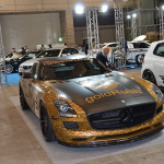 セレブイベントgoldRush-RallyのSLS【東京オートサロン2012】 - S&COMPANY・ド派手なラッピング！goldRush-RallyのSLS【東京オートサロン2012】