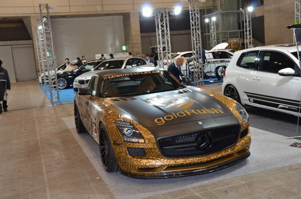 「セレブイベントgoldRush-RallyのSLS【東京オートサロン2012】」の2枚目の画像