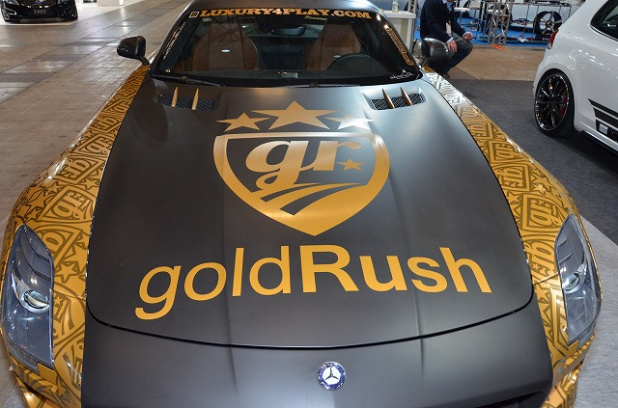 「セレブイベントgoldRush-RallyのSLS【東京オートサロン2012】」の3枚目の画像